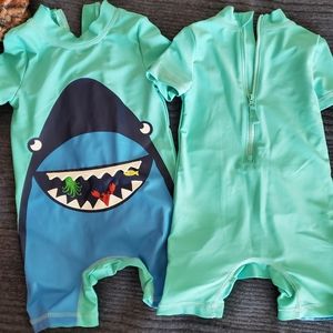 Baby Boys Rashguard Swimsuit 12 months
